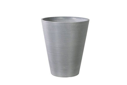 Decorative Round Grey Planter Textured - 47cm