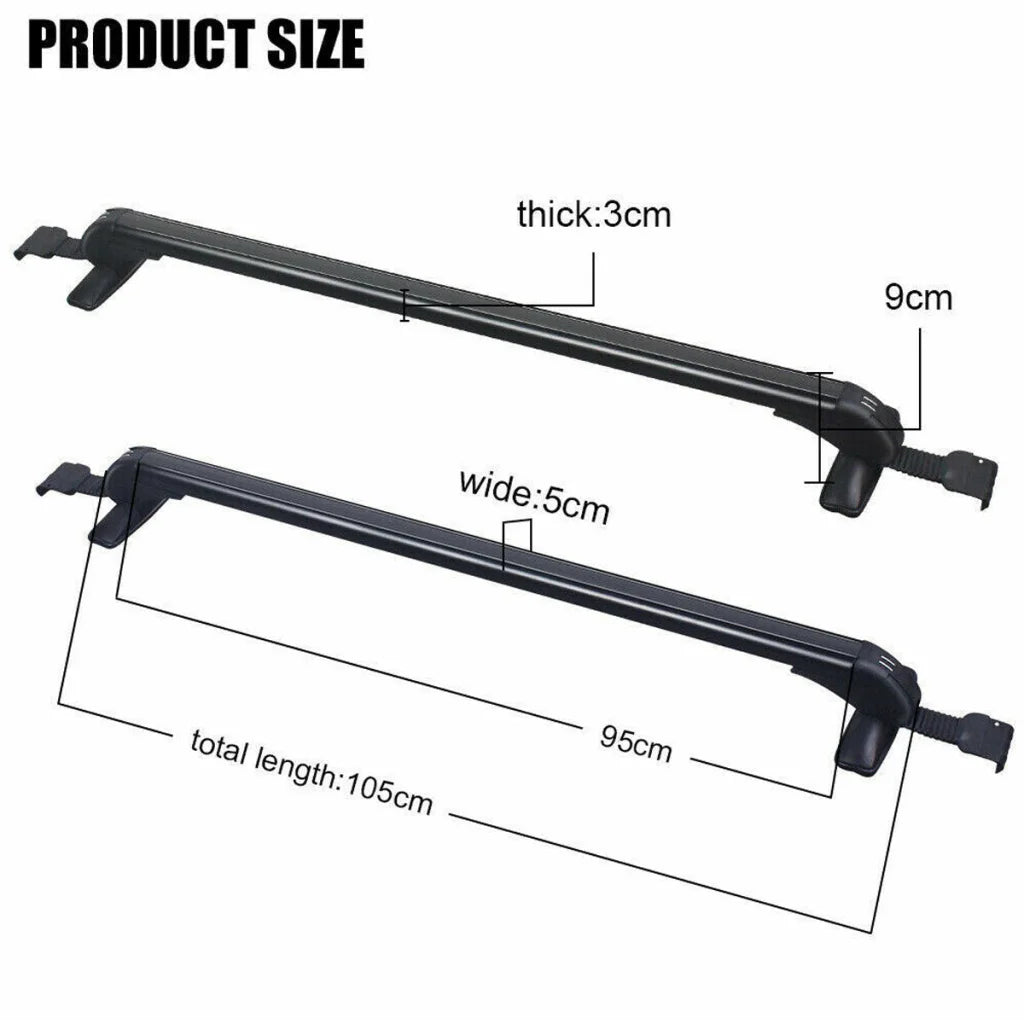 105cm Universal Car Roof Racks Carrier Adjustable Cross