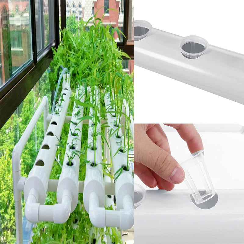 108 Plant Sites Hydroponic Grow Tool Kit Vegetable Garden
