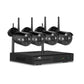 Ch wireless security with caster wheels and side handle rail