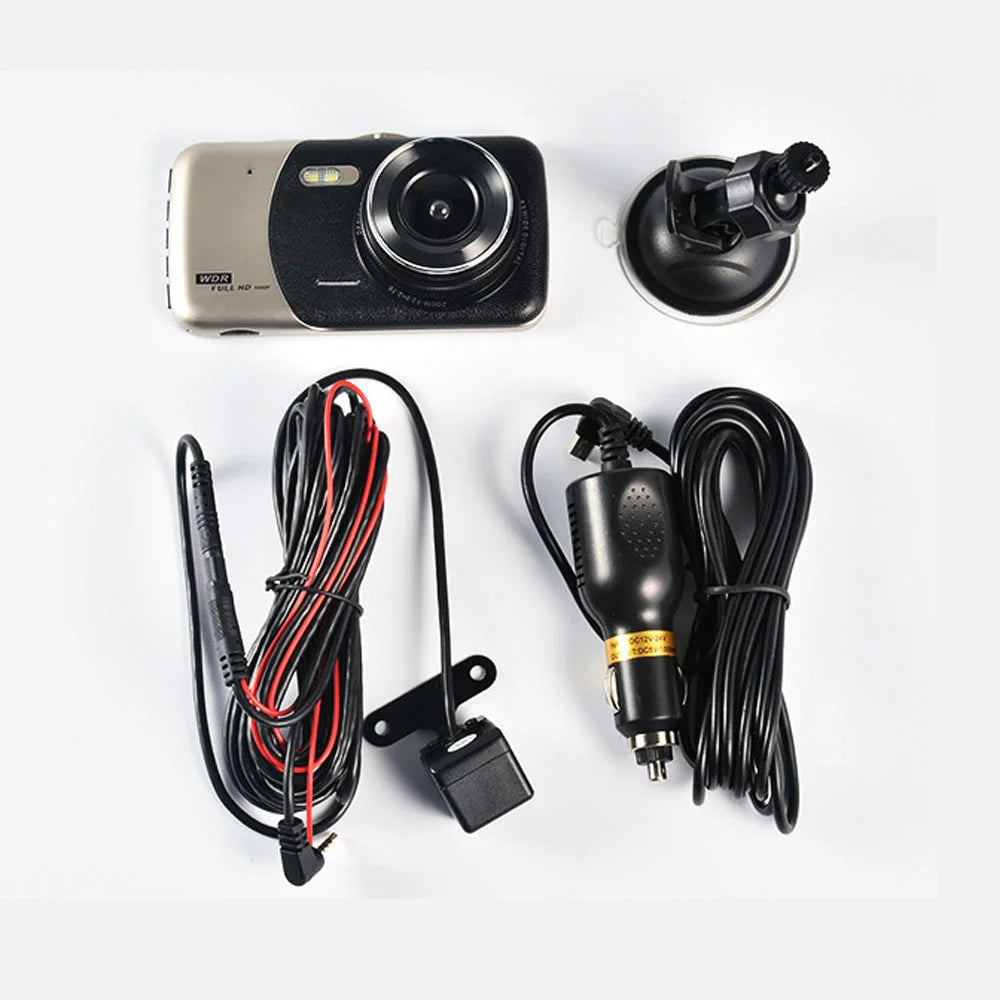 1080P Car Dash Camera Dual Front and Rear Video DVR