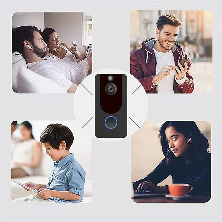 1080P Full Hd Wifi Security Doorbell With Intercom