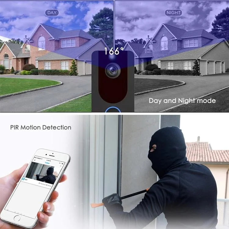 1080P Full Hd Wifi Security Doorbell With Intercom