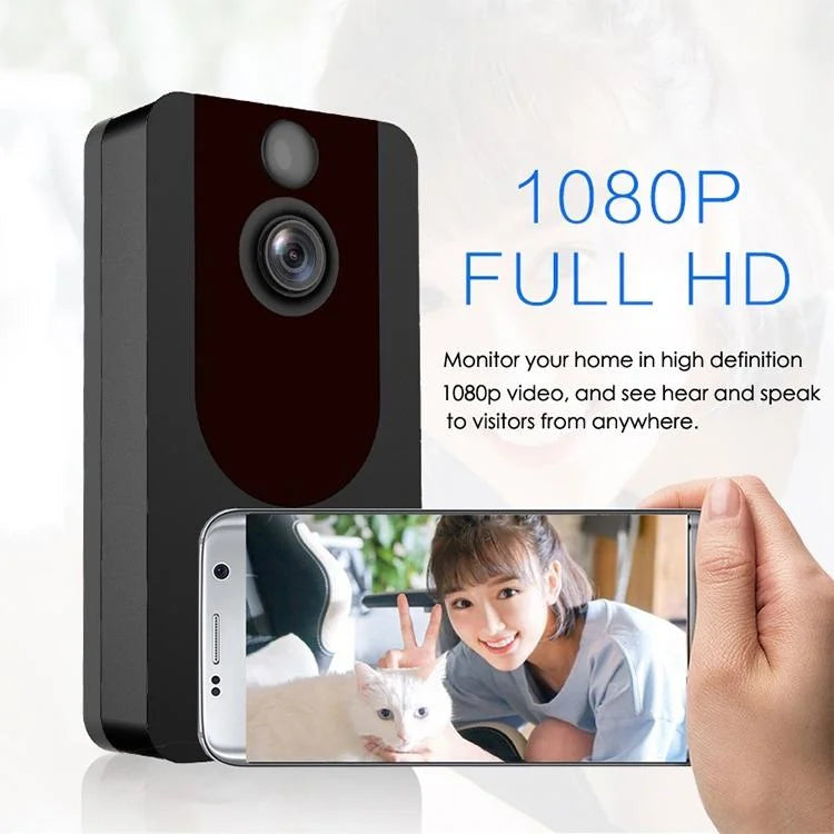 1080P Full Hd Wifi Security Doorbell With Intercom