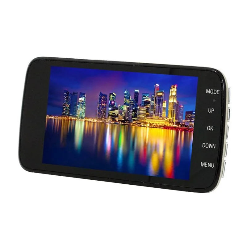 1080p Hd Dual Record Night Vision Driving Recorder - 4 Inch