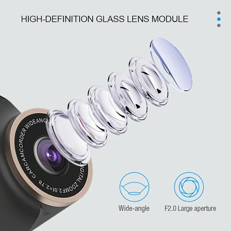 1080p Hd Night Vision Wifi Driving Recorder with In-car