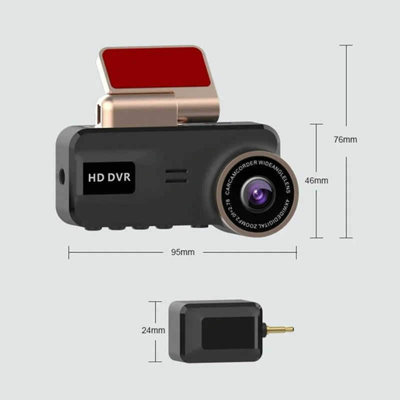 1080p Hd Night Vision Wifi Driving Recorder with In-car