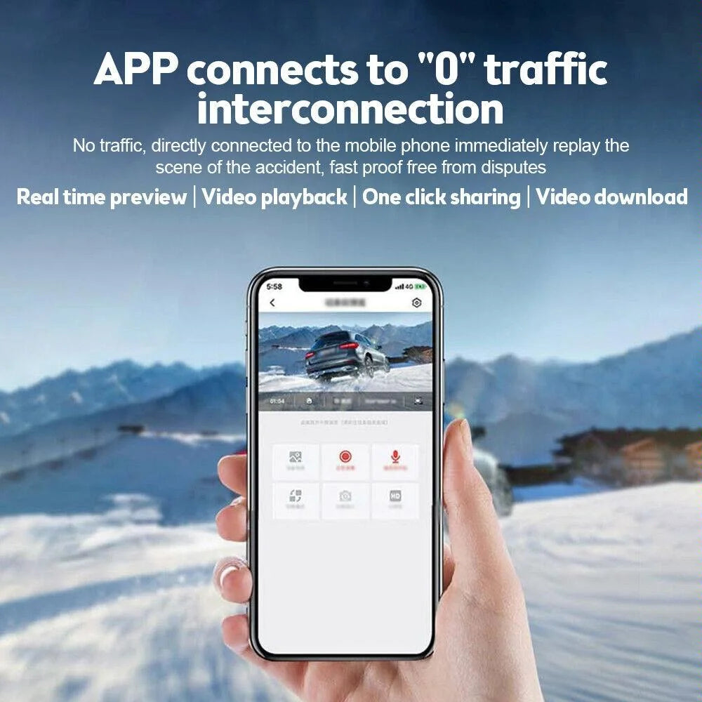 1080p Hd Wifi Car Dash Cam - Auto Accessories > Auto