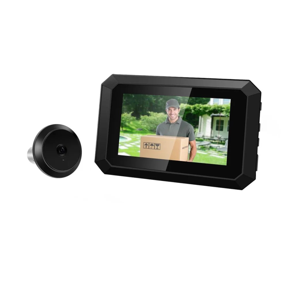 1080P Smart Digital Door Viewer With Night Vision - 3.97