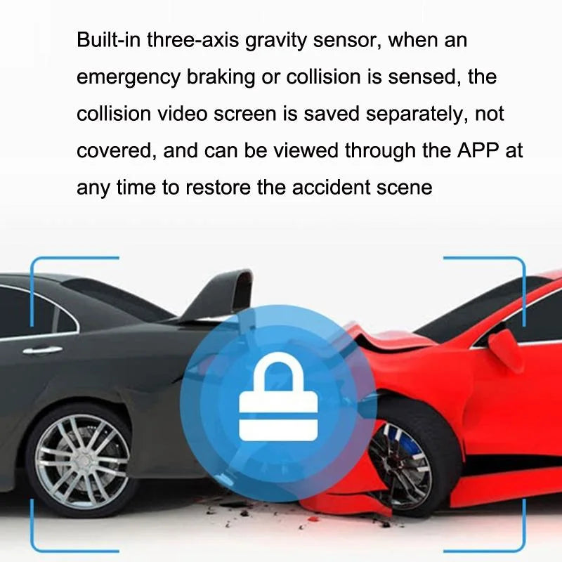 1080p Wifi Car Recorder with Hidden Hd Voice Prompt - Auto