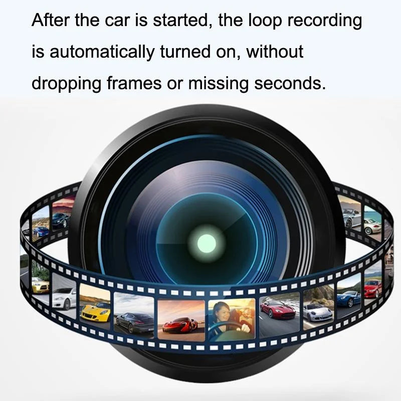 1080p Wifi Car Recorder with Hidden Hd Voice Prompt - Auto