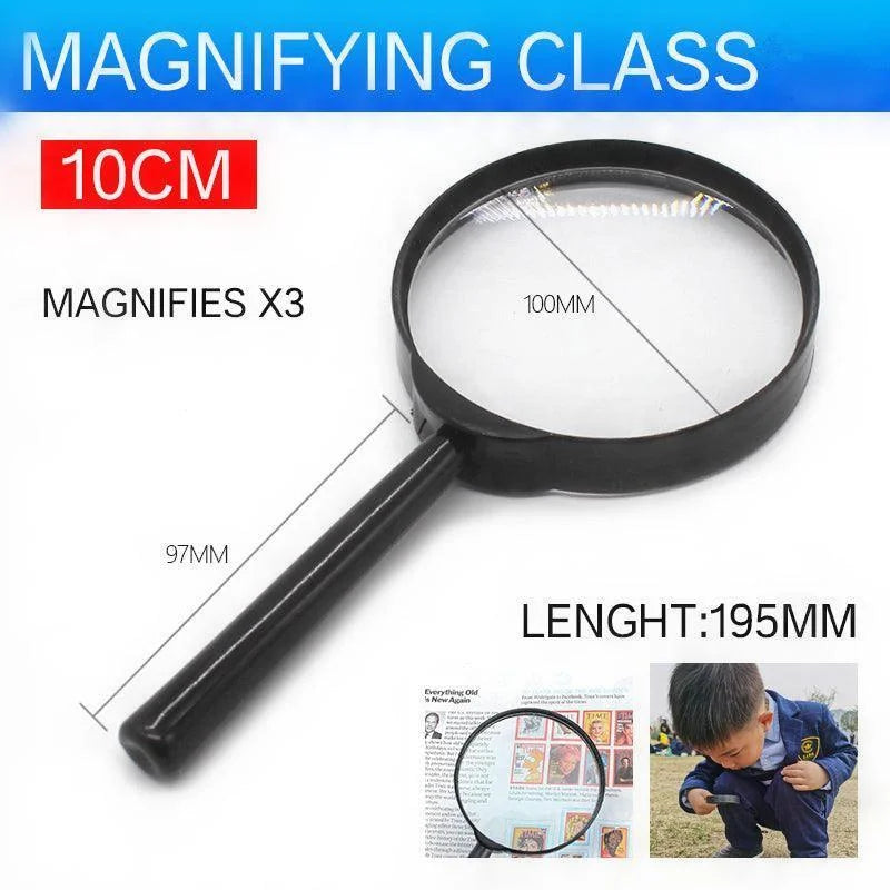 10cm Handheld Magnifying Glass Loupe for Optimal Reading
