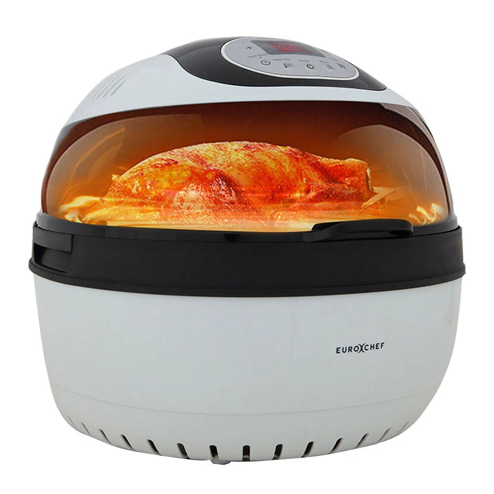 10L Digital Air Fryer with Rotisserie Rotating Fry Basket