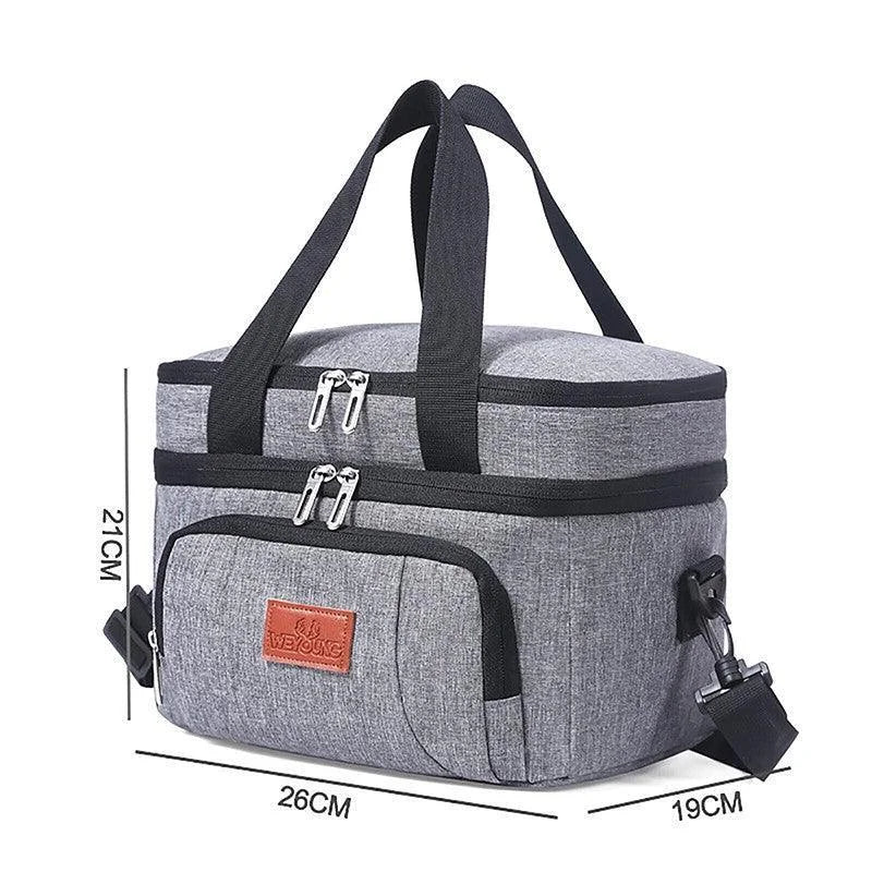 10L Insulated Lunch Bag Waterproof Cooler Bag with Strap