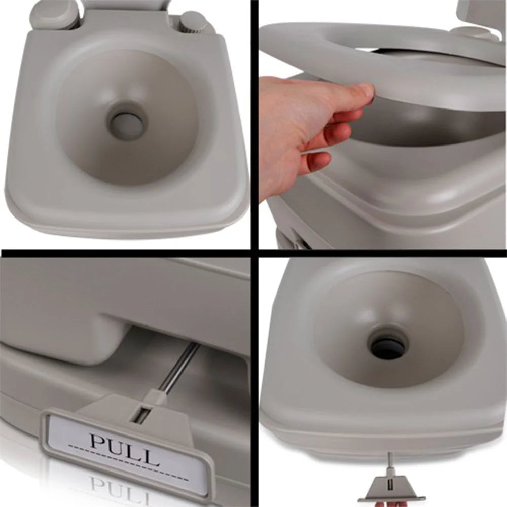10L Outdoor Portable Camping Toilet - Outdoor Recreation >