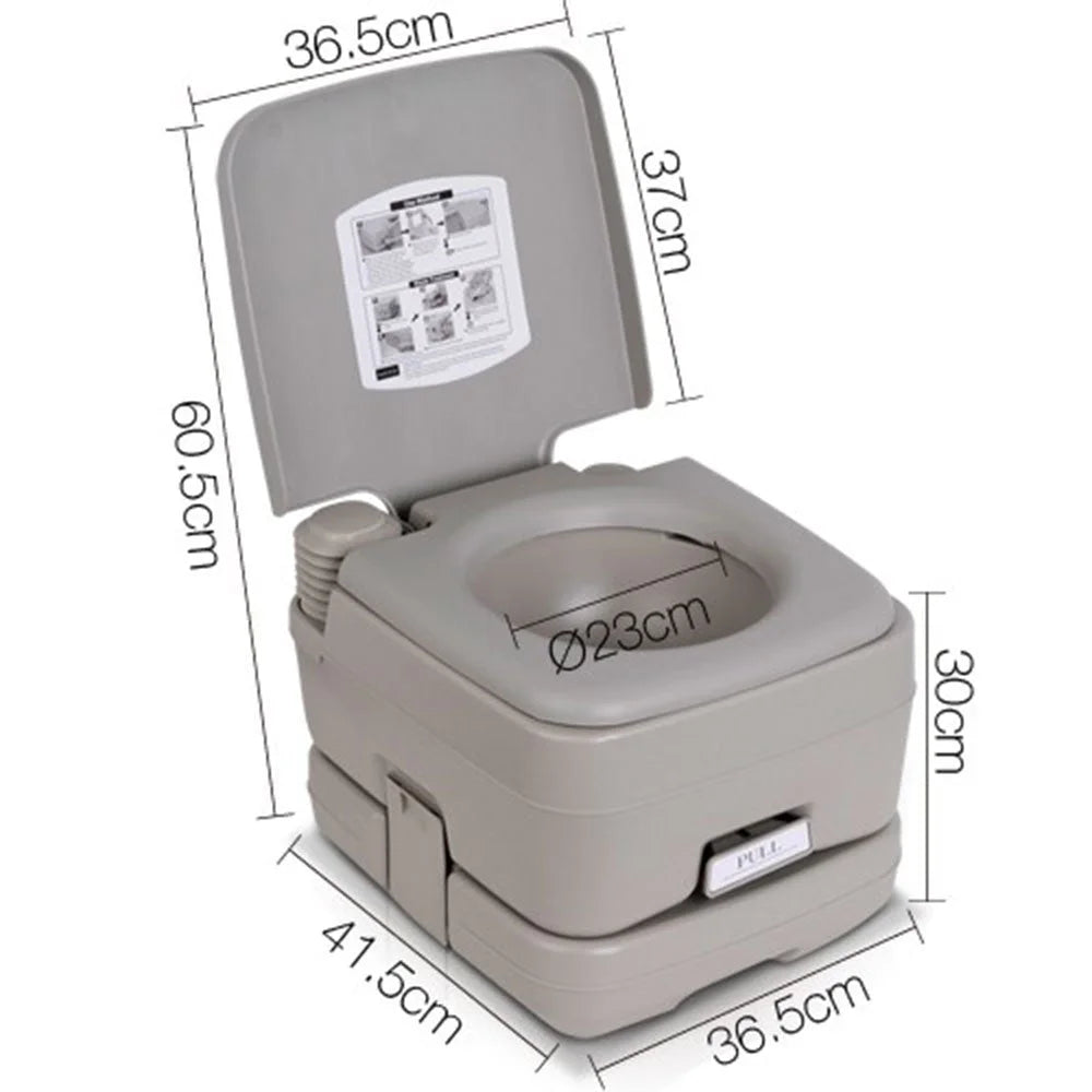 10L Outdoor Portable Camping Toilet - Outdoor Recreation >