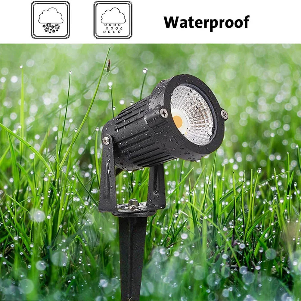 10PCS 12V LED Waterproof Outdoor Garden Spotlights