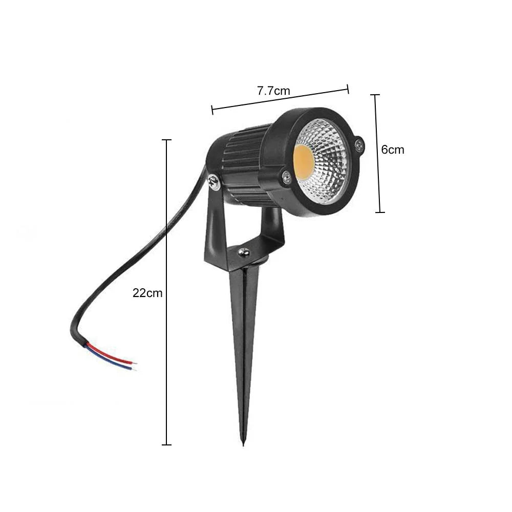 10PCS 12V LED Waterproof Outdoor Garden Spotlights