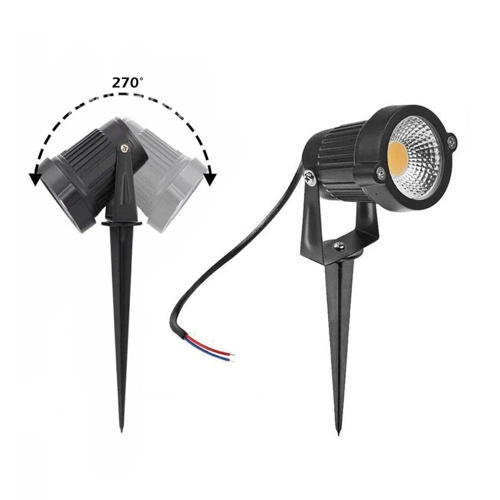 10PCS 12V LED Waterproof Outdoor Garden Spotlights