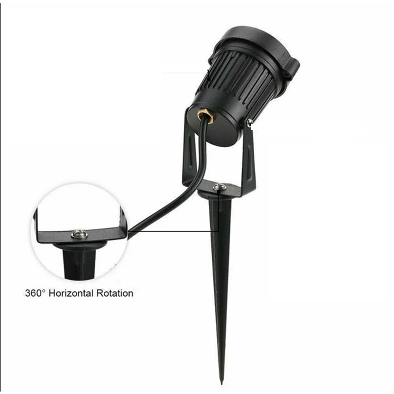 10PCS LED Spotlights Landscape Warm light Lamp Waterproof