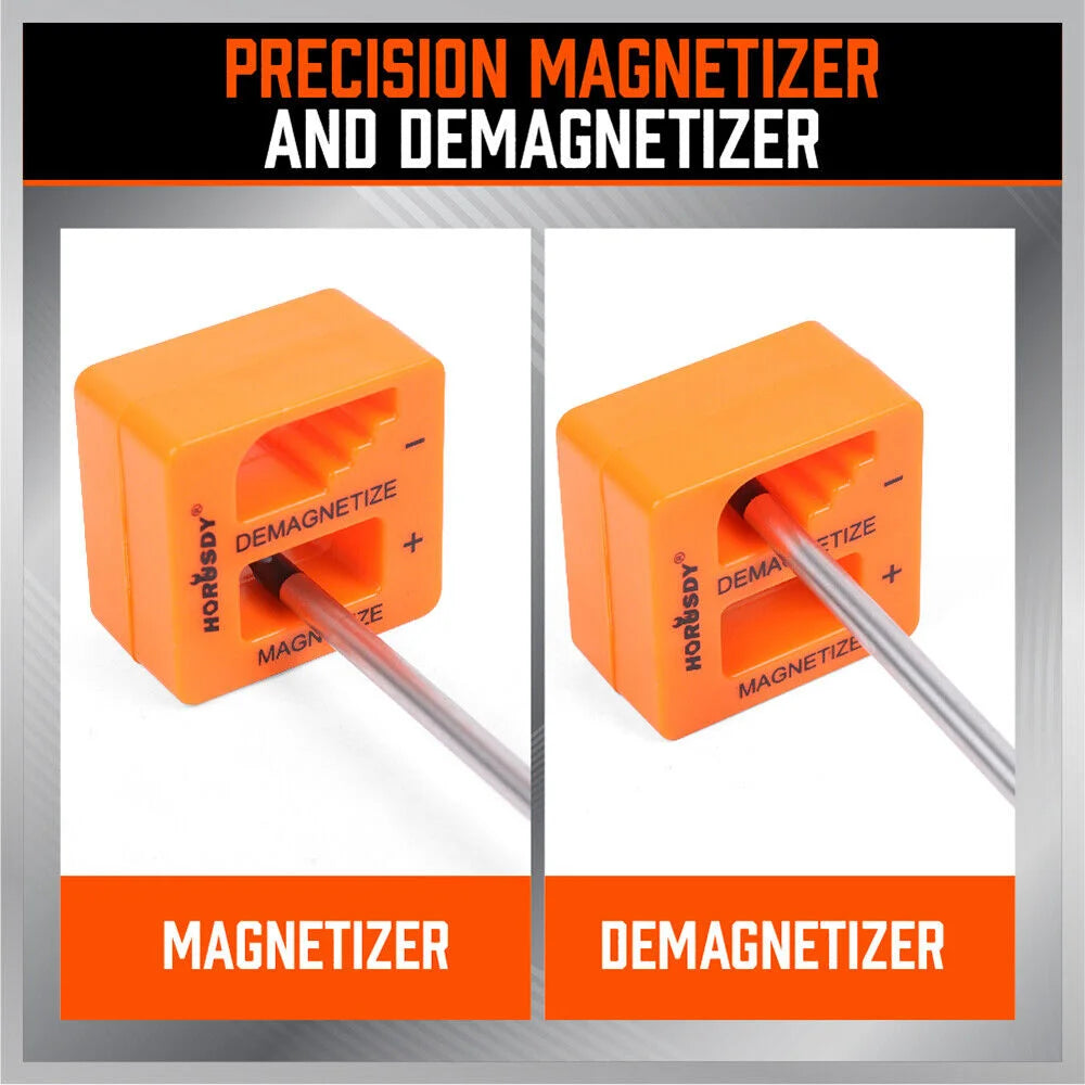 10Pcs Magnetic Screwdriver Set Phillips Slotted Magnetizer