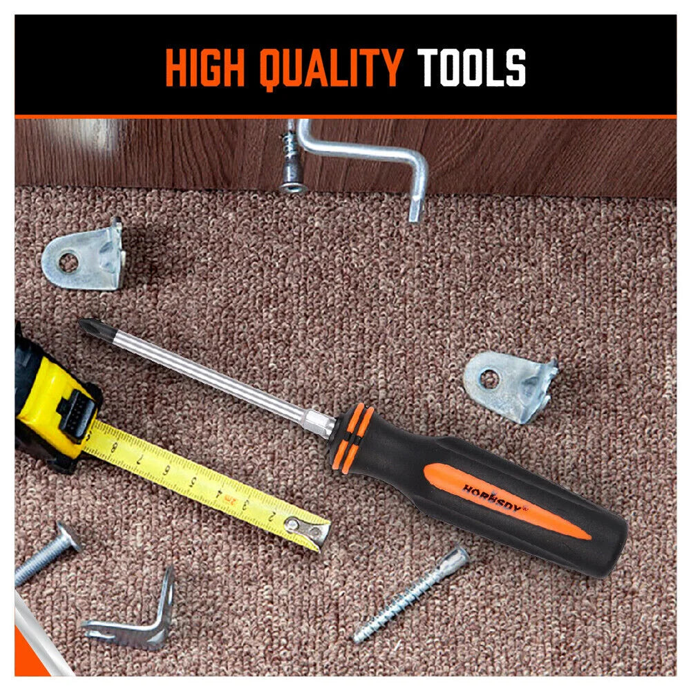 10Pcs Magnetic Screwdriver Set Phillips Slotted Magnetizer
