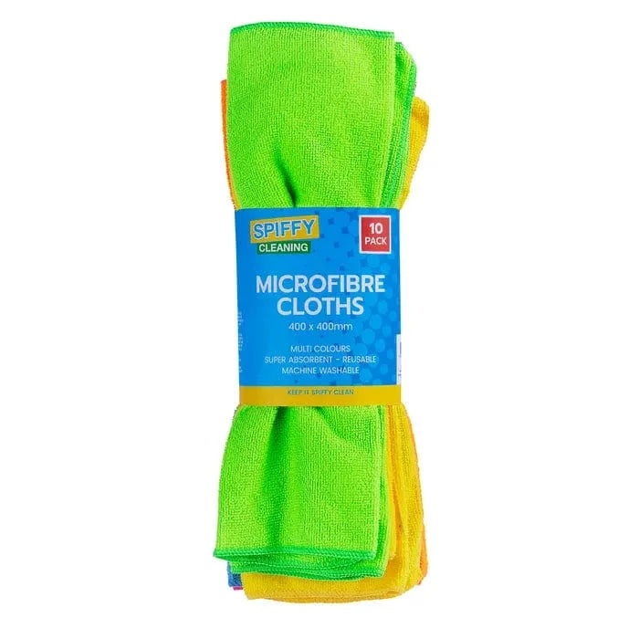 10PK Spiffy 40cm Smart Microfibre Dusting