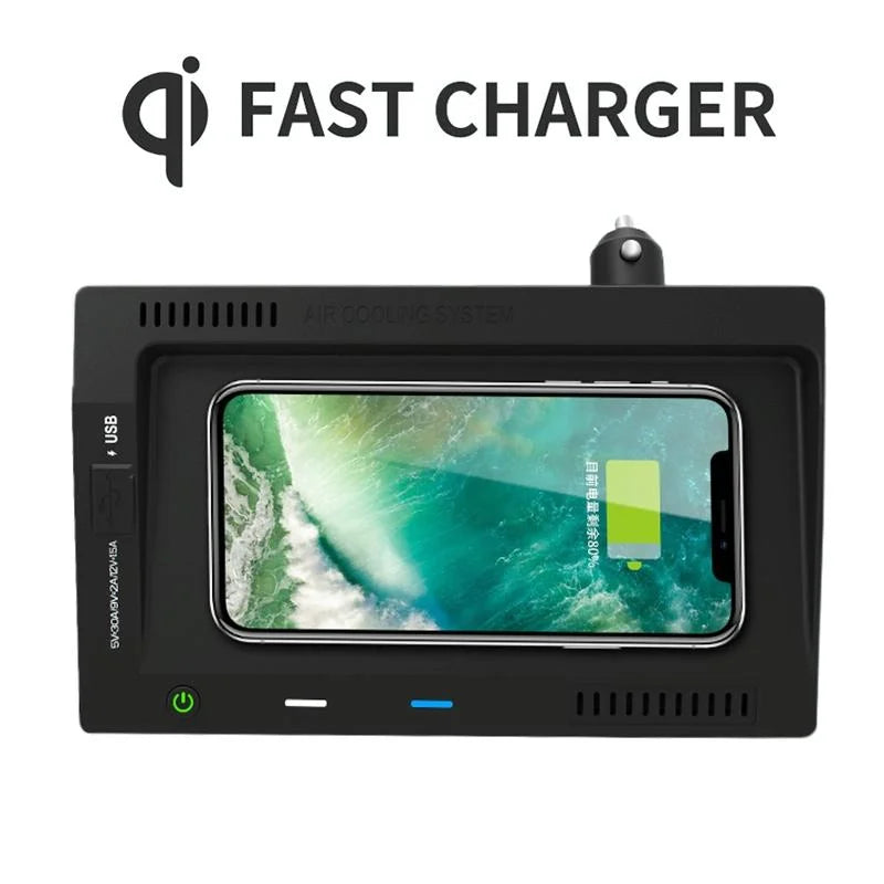 10W Wireless Car Charger For Volkswagen Teramont 2018-2020 - Qi Standard-1915197799218155522