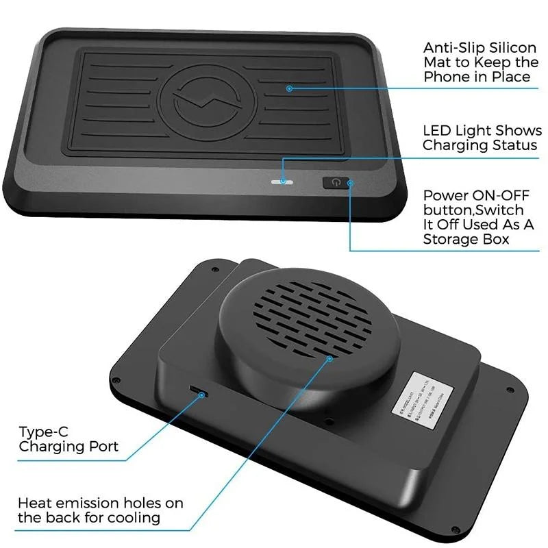 10W Wireless Charger For Land Rover Discovery Sport 2015-2019-1915197580904632324