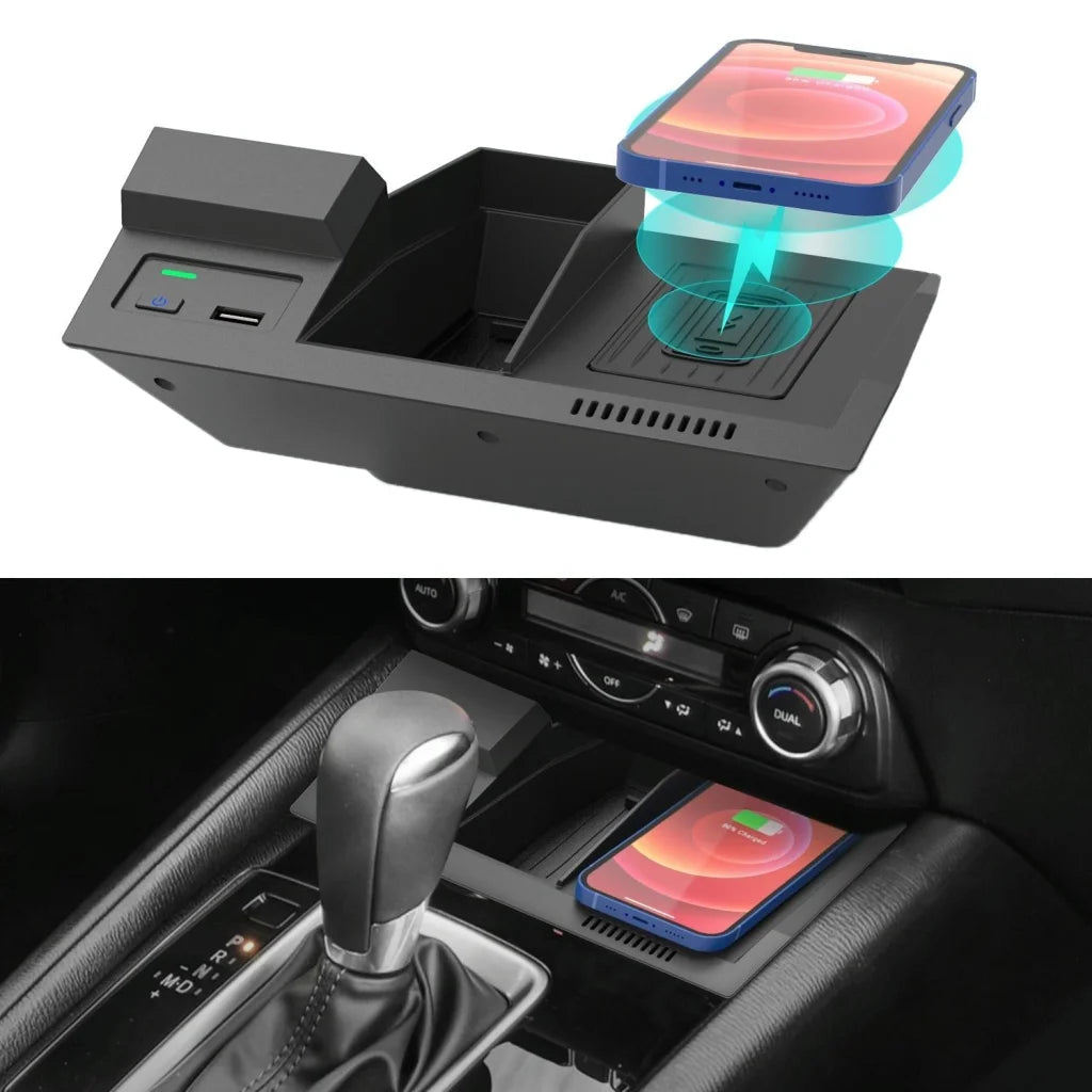 10W Wireless Charger For Mazda Cx-5 2017-2020 - Qi Standard-1915197526814887943