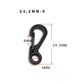 10X Mini Alloy Carabiner Keychain Durable Snap Spring Clip