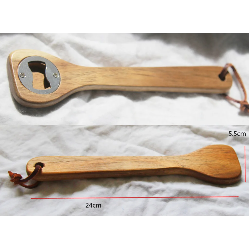 10x Wholesale Resell Wooden Spoon Bottle Opener - Kitchen