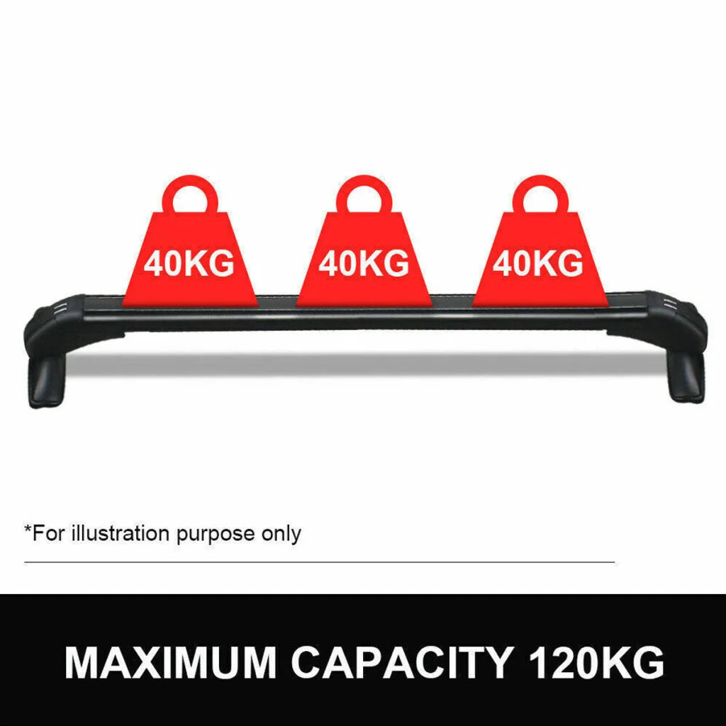 115cm Universal Car Roof Racks Carrier Adjustable Cross