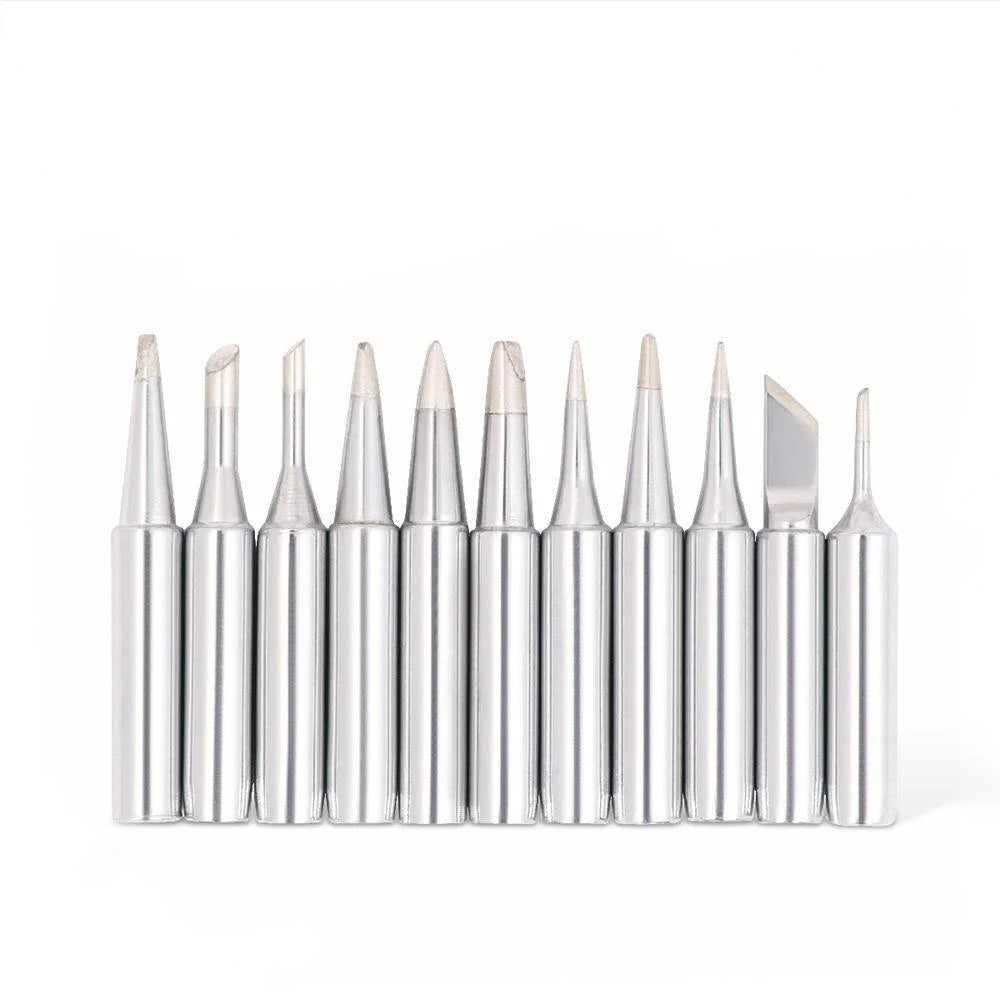 11Pc Soldering Iron Tips Solder Rework Lead Free Hakko