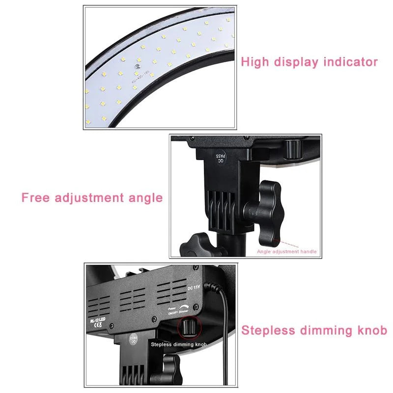12 Anchor Led Ring Fill-in Light for Photography Self-timer