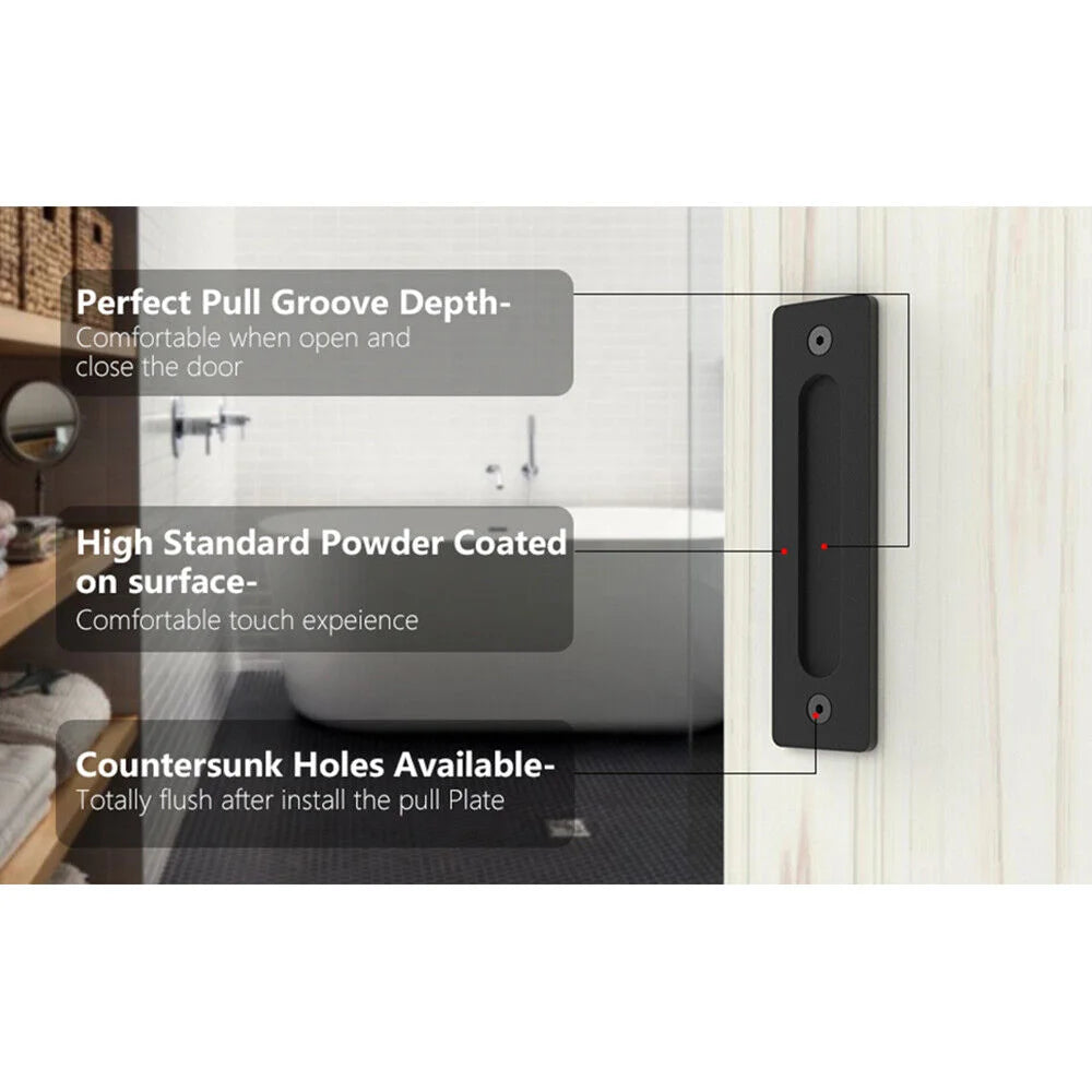 12’’ Barn Door Handle Sliding Flush Pull Wood Door Gate
