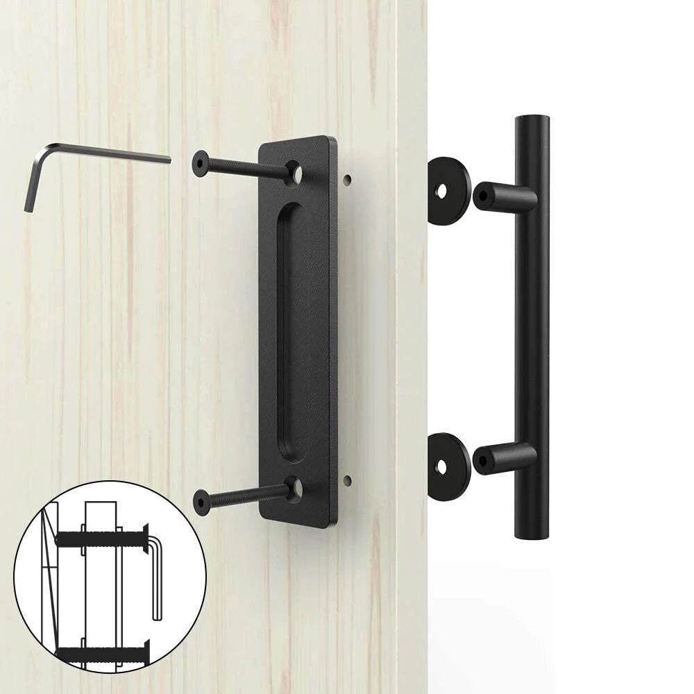 12’’ Barn Door Handle Sliding Flush Pull Wood Door Gate