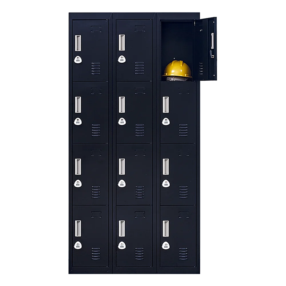 12-Door Locker for Office Gym Shed School Home Storage