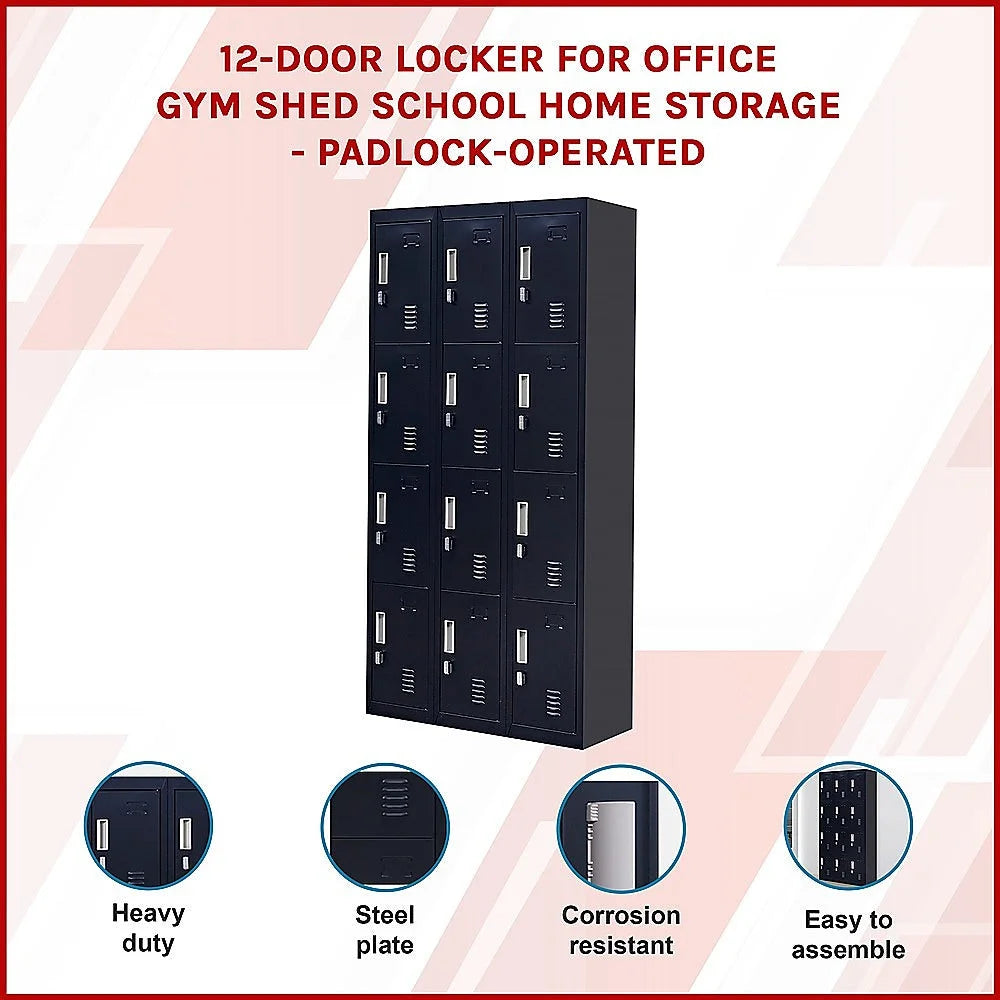 12 Door Locker for Office Gym