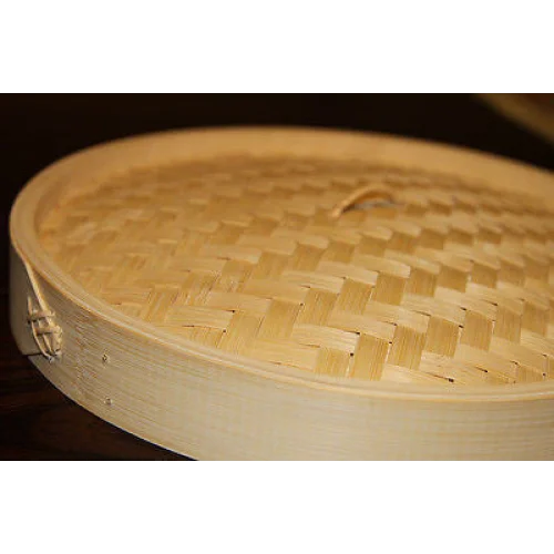 12 Inch Brand New Bamboo Steamer Set-2 Steamer Baskets