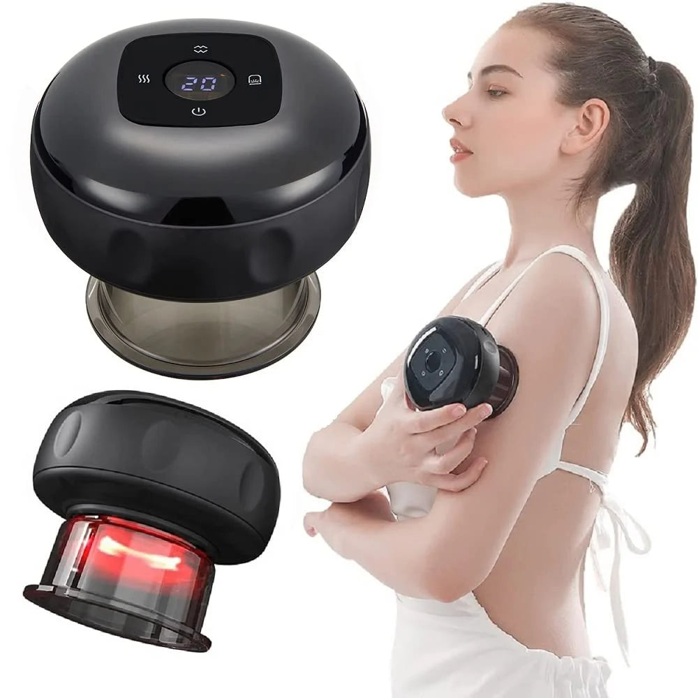 12 levels Electric Cupping Therapy Smart Scraping Massager