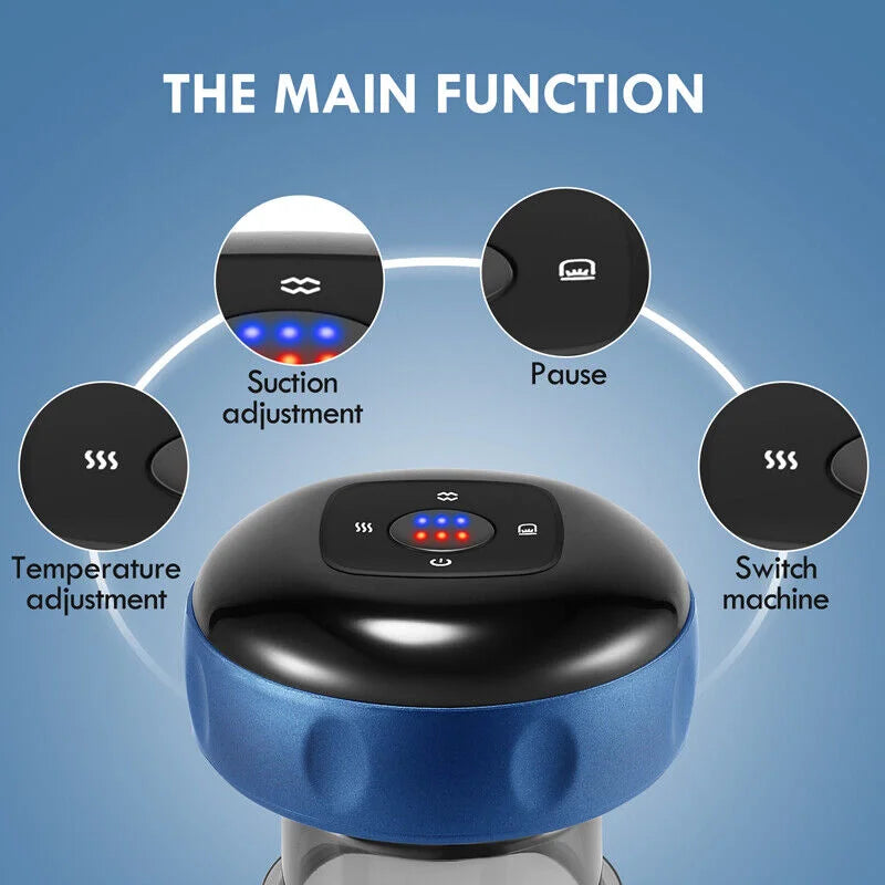 12 levels Electric Cupping Therapy Smart Scraping Massager