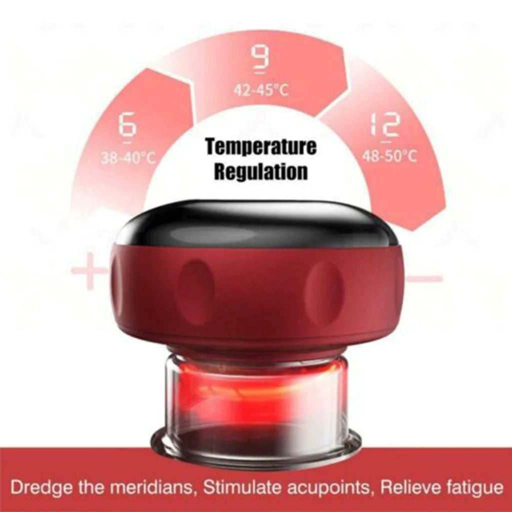 12 levels Electric Cupping Therapy Smart Scraping Massager