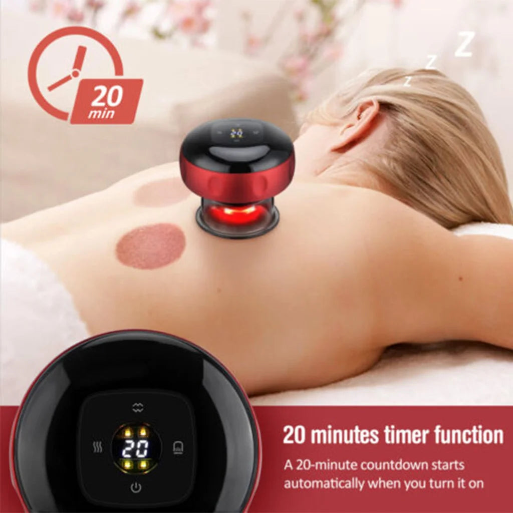 12 levels Electric Cupping Therapy Smart Scraping Massager