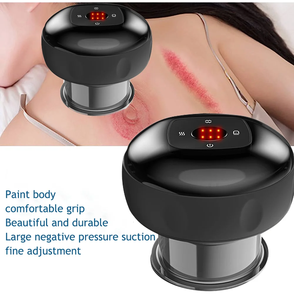 12 levels Electric Cupping Therapy Smart Scraping Massager