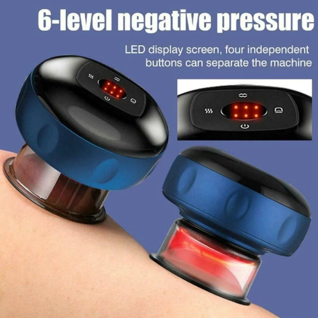 12 levels Electric Cupping Therapy Smart Scraping Massager