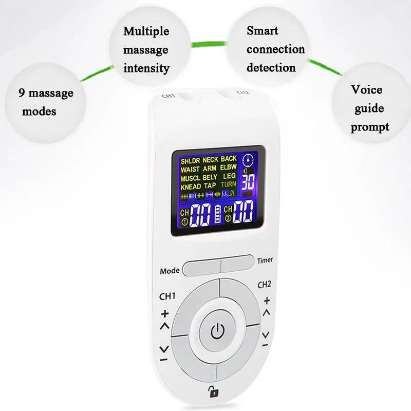 12-Mode Digital Meridian Physiotherapy Instrument