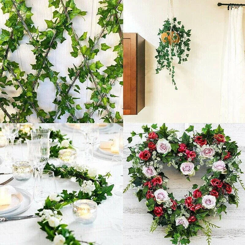 12 X 2M Artificial Ivy Vine Fake Foliage Flower Hanging