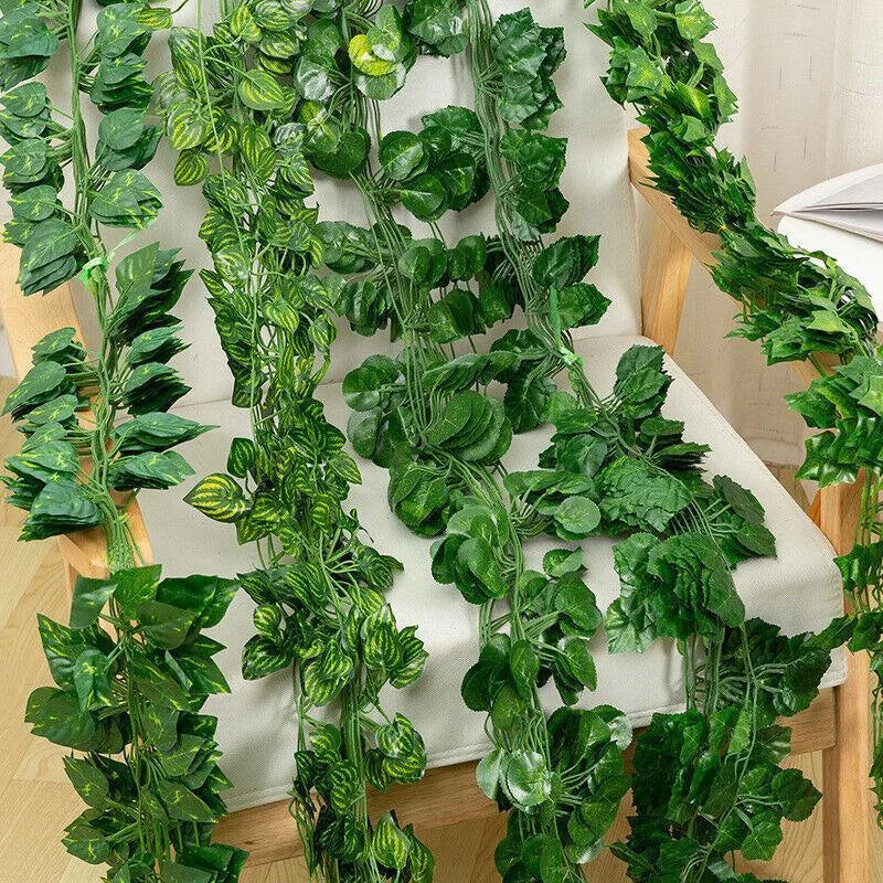 12 X 2M Artificial Ivy Vine Fake Foliage Flower Hanging