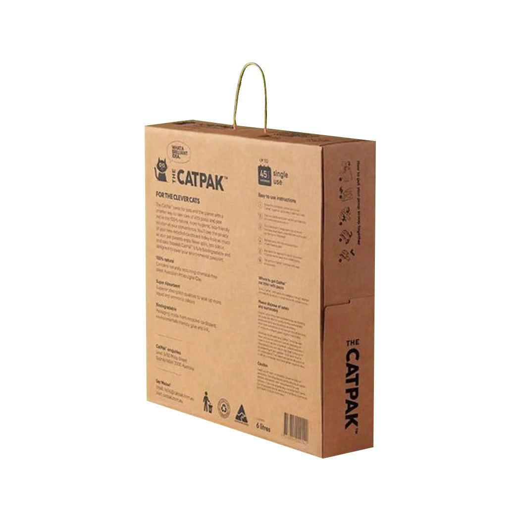 Portable Cat LItter Box 2x 3L Cat Litter 6Ltr With Box